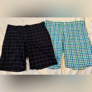 2 Nike Men’s Golf Shorts Sz 38